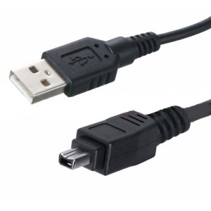 Globaltone 01145 IEEE 1394 Firewire 6PIN 2USB 6 Ft Black
