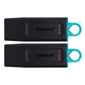 Kingston - Exodia DataTraveler USB Flash Drive, USB 3.2 GEN 1, 64GB Capacity, Pack of 2