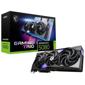 MSI GeForce RTX 5080 Gaming Trio OC 16GB GDDR7 Video Card